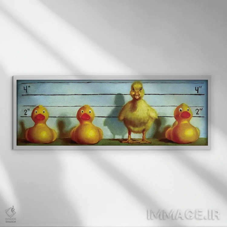 تابلو صف بزرگ اثر لوسیا هفرنان - نمای قابدار سفید