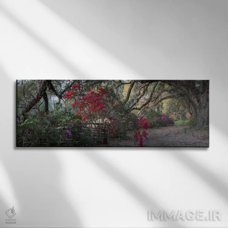 تابلو صبح بهاری اثر اچ. جی. هررا - نمای روبهرو روی دیوار