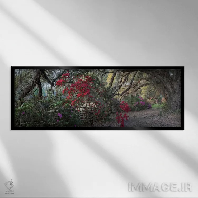 تابلو صبح بهاری اثر اچ. جی. هررا - نمای قابدار مشکی