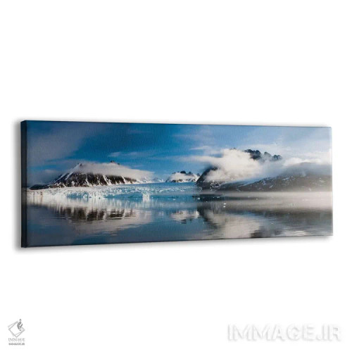 تابلو Svalbard, Monaco Glacier,نروژ، سوالبارد، یخچال موناکو اثر هولیس لونی - نمای پرسپکتیو محصول