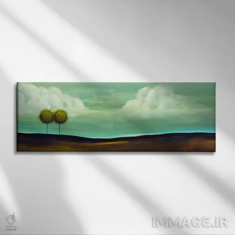 تابلو تا پایان خوش اثر هدر آفرود - نمای روبهرو روی دیوار