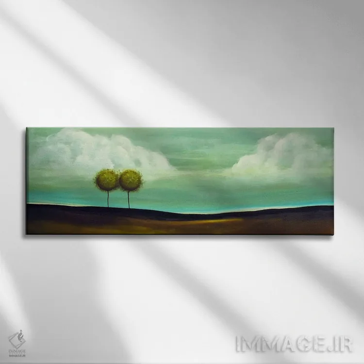 تابلو تا پایان خوش شماره ۱ اثر هدر آفرود - نمای روبهرو روی دیوار