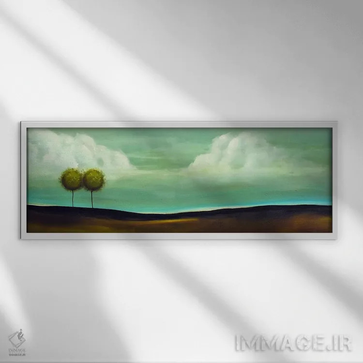 تابلو تا پایان خوش اثر هدر آفرود - نمای قابدار سفید