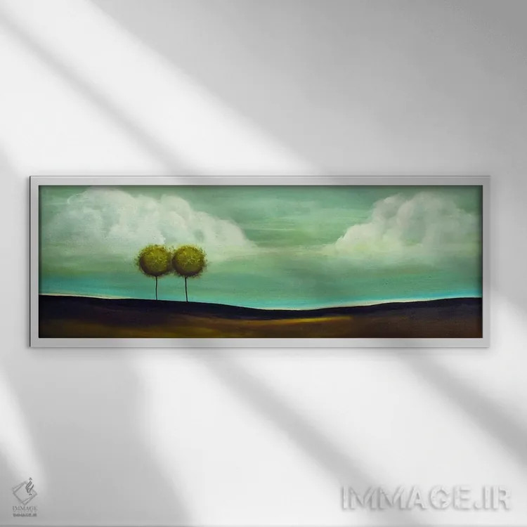 تابلو تا پایان خوش شماره ۱ اثر هدر آفرود - نمای قابدار سفید