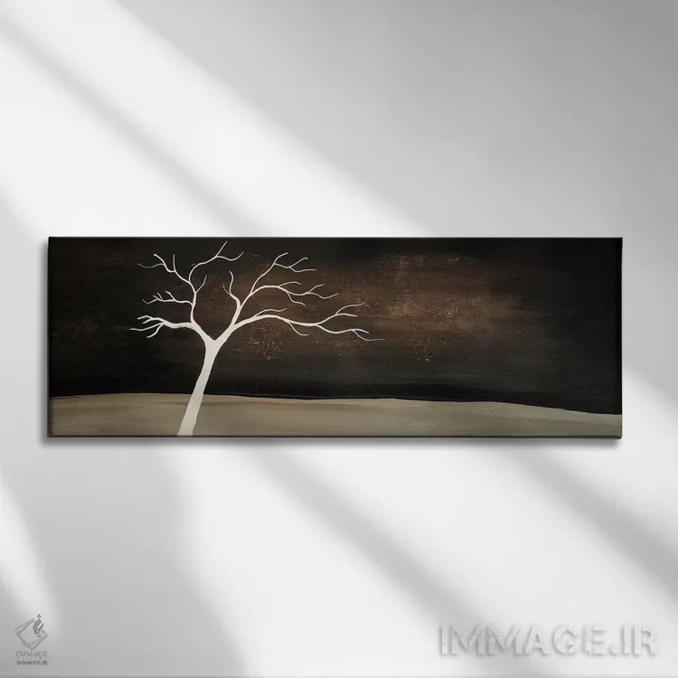 تابلو دسترس زمستان اثر هدر آفرود - نمای روبهرو روی دیوار