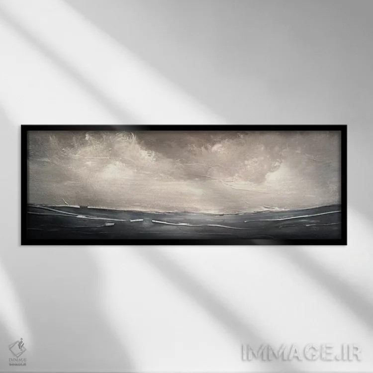 تابلو درخشیدن اثر هدر آفرود - نمای قابدار مشکی