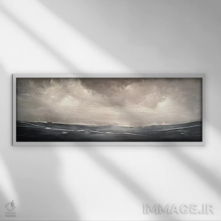 تابلو درخشیدن اثر هدر آفرود - نمای قابدار سفید