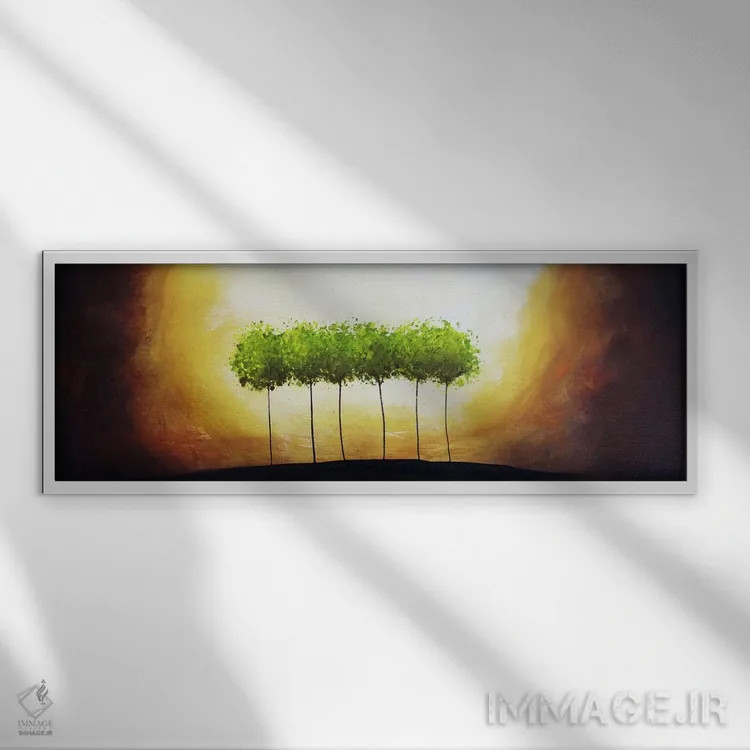 تابلو خانواده شماره ۳ اثر هدر آفرود - نمای قابدار سفید