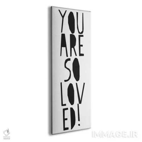 تابلو خیلی دوستت دارند! اثر هانیمون هتل (برند هنری) - نمای پرسپکتیو محصول