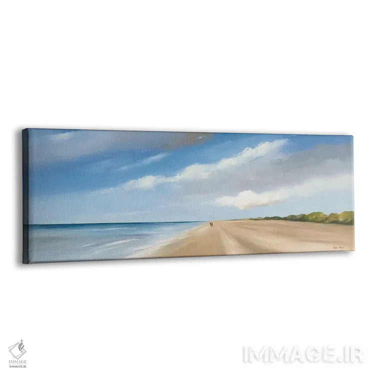 تابلو در امتداد دریا ۱ اثر هانس پاوس - نمای پرسپکتیو محصول