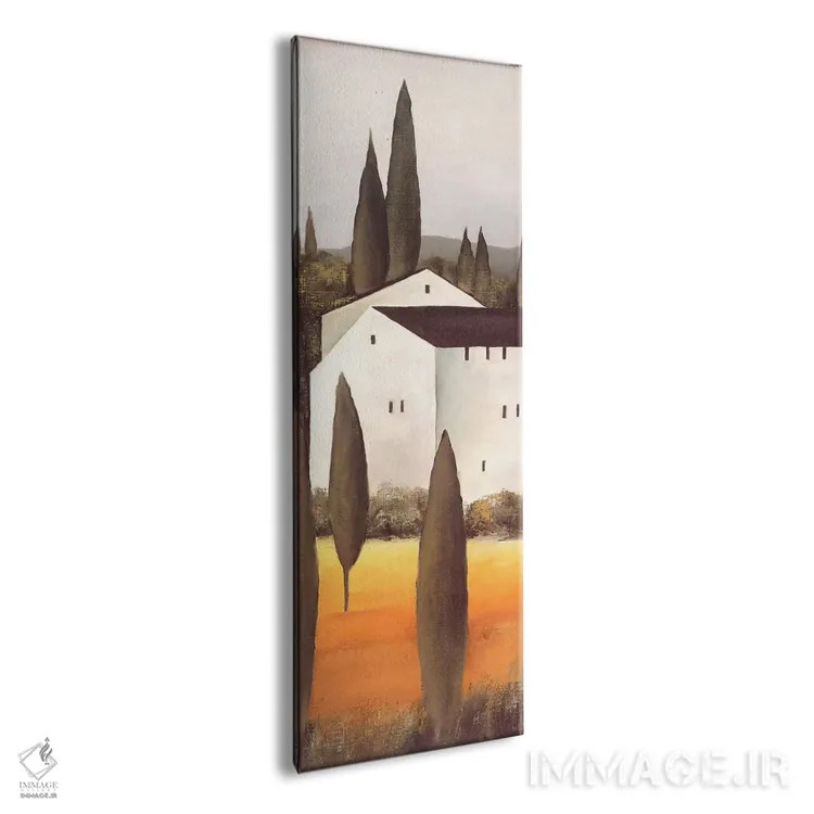 تابلو گرگ و میش گلها ۲ اثر هانس پاوس - نمای پرسپکتیو محصول