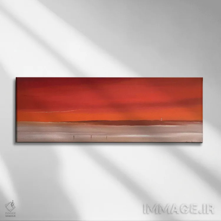 تابلو جایی برای مدیتیشن ۴ اثر هانس پاوس - نمای روبهرو روی دیوار