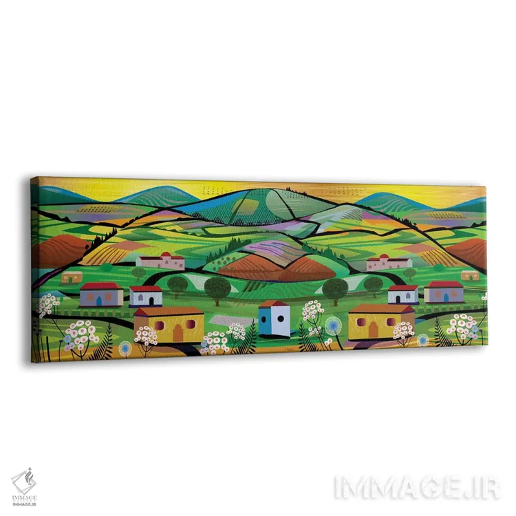 تابلو مزرعه چای اثر چارلز هارکر - نمای پرسپکتیو محصول