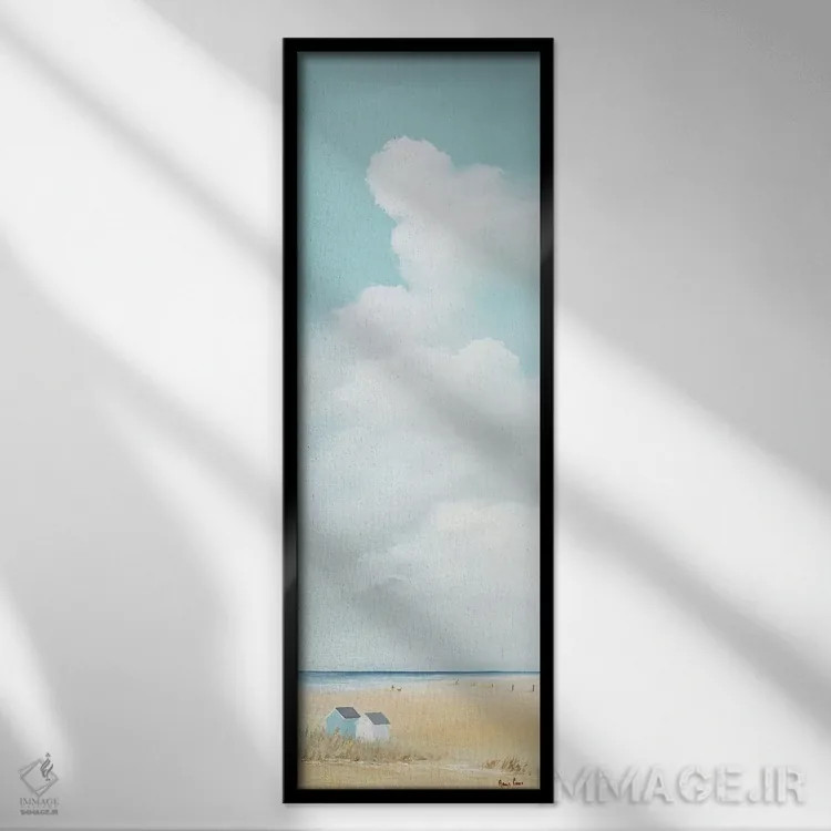 تابلو فصل تابستان ۲ اثر هانس پاوس - نمای قابدار مشکی