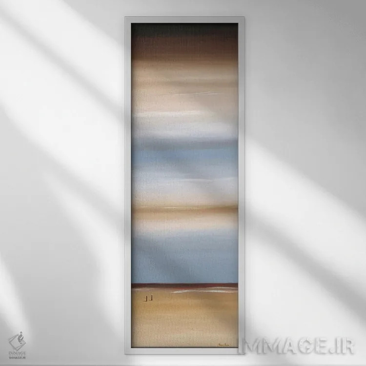 تابلو درخشان ۴ اثر هانس پاوس - نمای قابدار سفید