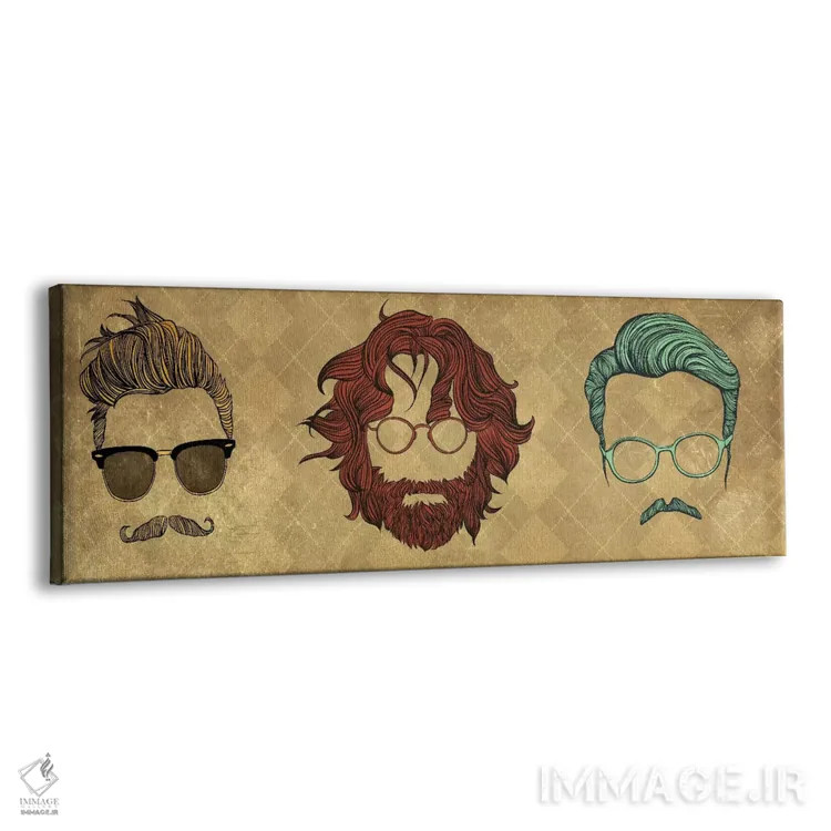 تابلو سبک ترکیبی شماره ۱ اثر فایو بای فایو کالکتیو - نمای پرسپکتیو محصول