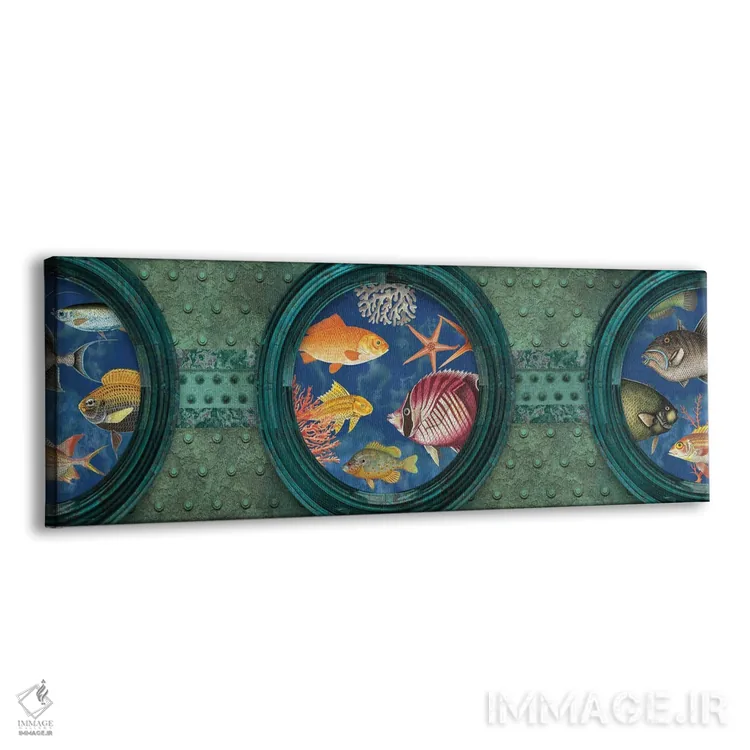 تابلو سرزمین عجایب زیر آب اثر آندریا هازه - نمای پرسپکتیو محصول