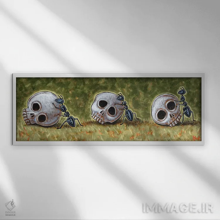 تابلو کاپریچوس کالاوراس ۳ اثر هالی وود - نمای قابدار سفید