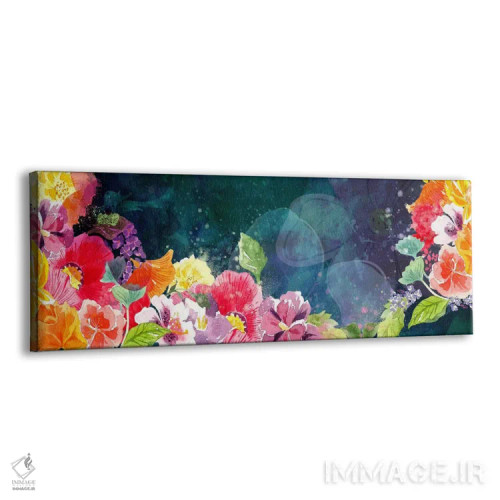 تابلو گلهای شکوفا اثر فایو بای فایو کالکتیو - نمای پرسپکتیو محصول