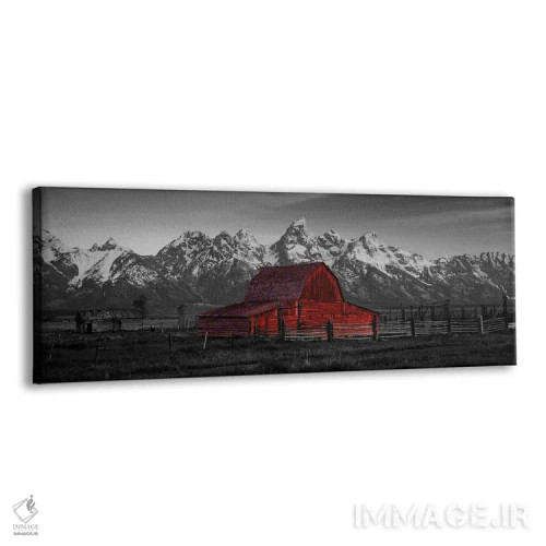 تابلو انبار پارک ملی گرند تتون وایومینگ آمریکا با رنگ تقویتی اثر پانورامیک ایمجز (استودیو عکاسی عریض) - نمای پرسپکتیو محصول