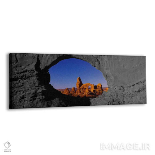 تابلو Arches National Park Color Pop,طاق طبیعی در پارک ملی آرچز با رنگ تقویتی اثر پانورامیک ایمجز (استودیو عکاسی عریض) - نمای پرسپکتیو محصول