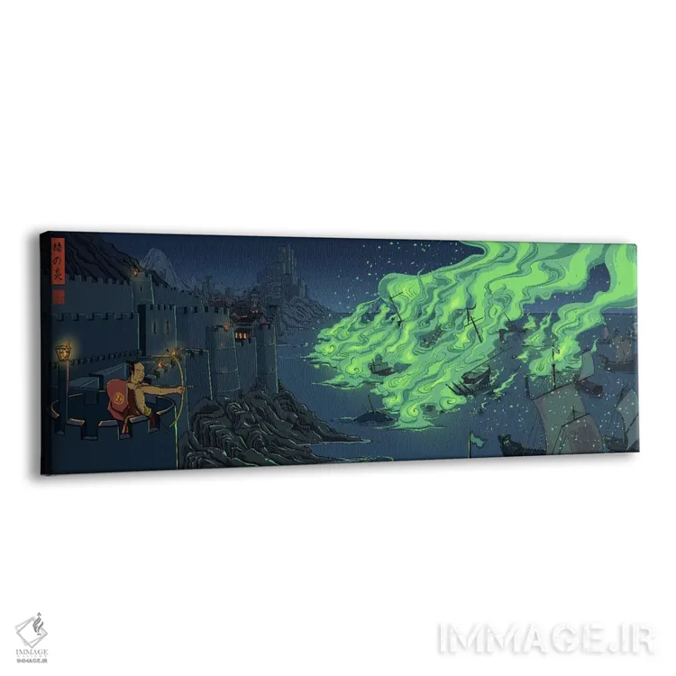 تابلو آتش سبز اثر فایو بای فایو کالکتیو - نمای پرسپکتیو محصول