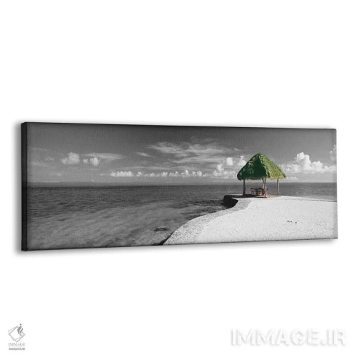 تابلو نقطه بورا بورا با رنگ تقویتی اثر پانورامیک ایمجز (استودیو عکاسی عریض) - نمای پرسپکتیو محصول