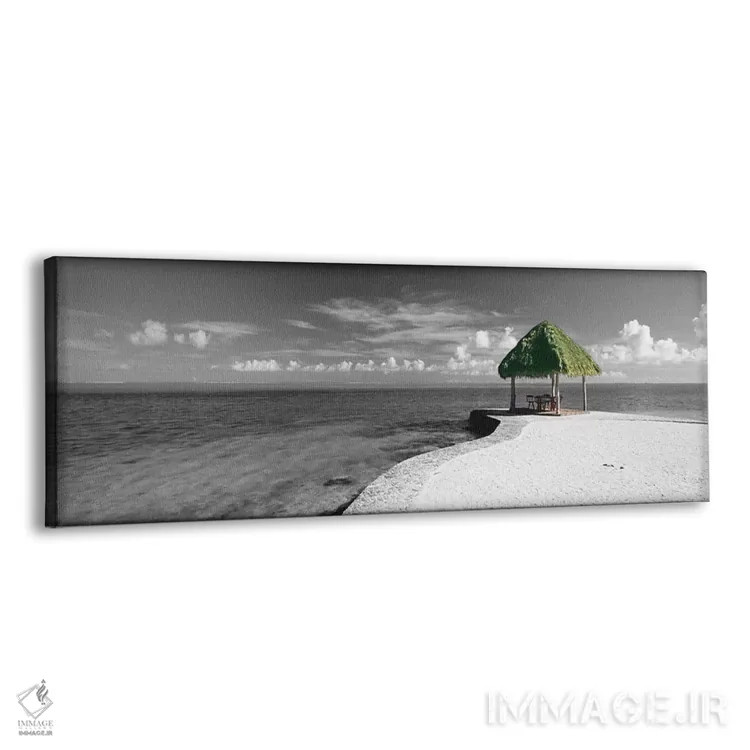 تابلو نقطه بورا بورا با رنگ تقویتی اثر پانورامیک ایمجز (استودیو عکاسی عریض) - نمای پرسپکتیو محصول