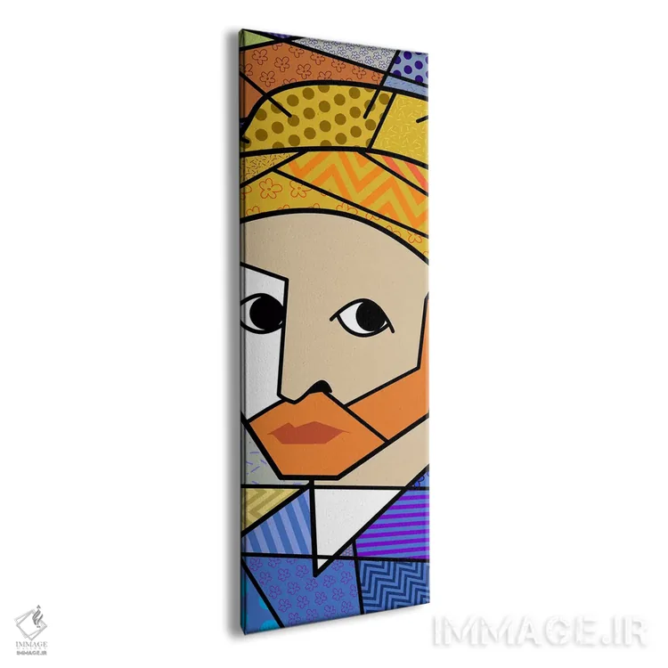 تابلو خودنگاره (برداشت از ونسان ونگوگ) اثر فایو بای فایو کالکتیو - نمای پرسپکتیو محصول