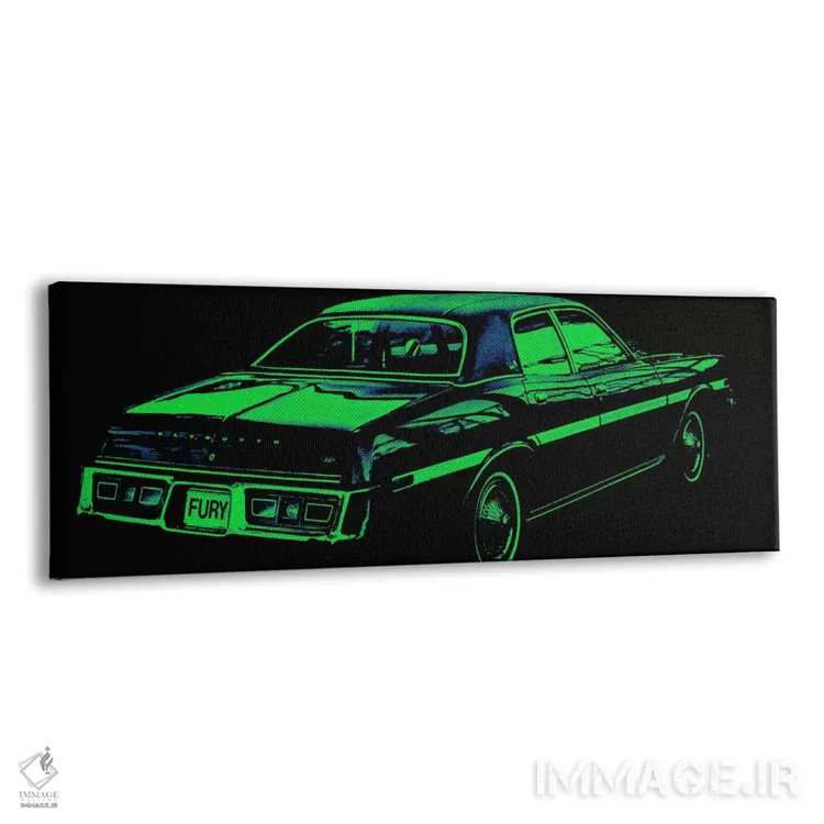 تابلو کادیلاک خشمگین (یا خشم کادی) اثر فایو بای فایو کالکتیو - نمای پرسپکتیو محصول