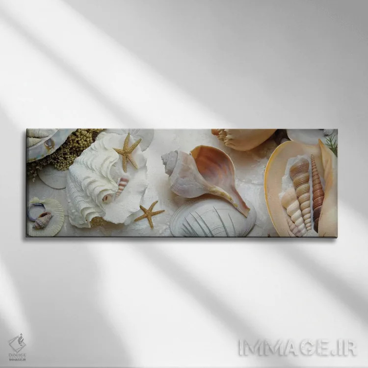 تابلو برکه جزر و مدی جزیره شماره ۳ اثر آلن بلاوشتاین - نمای روبهرو روی دیوار