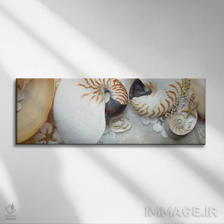 تابلو برکه جزر و مدی جزیره شماره ۸ اثر آلن بلاوشتاین - نمای روبهرو روی دیوار