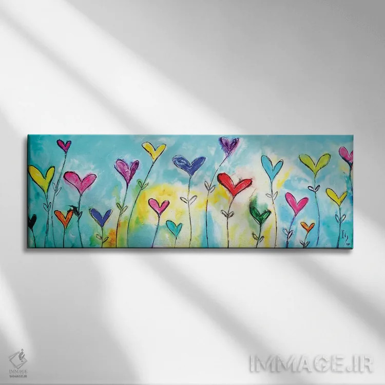 تابلو باغ اثر ایوان گوادراما - نمای روبهرو روی دیوار