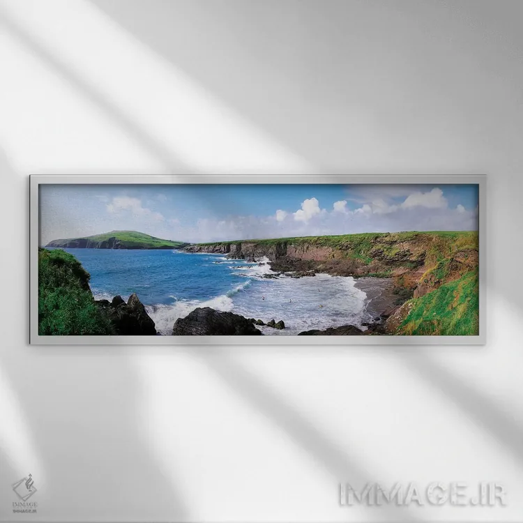 تابلو شهرستان کری، باورگل اثر ایریش ایمیج کالکشن (مجموعه عکاسی ایرلندی) - نمای قابدار سفید