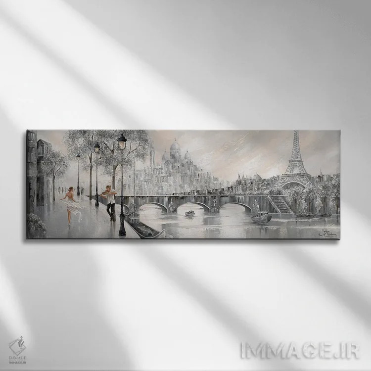 تابلو Paris Flair,در اسارت تو، جلوه پاریس اثر ایزابیلا کارولِویچ - نمای روبهرو روی دیوار