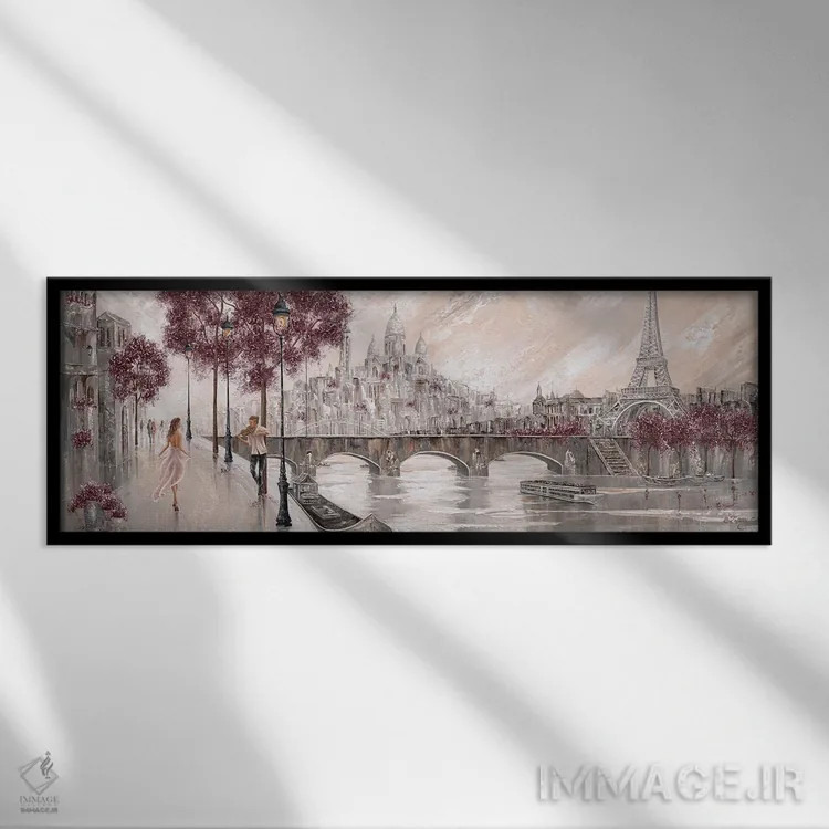 تابلو فریفتهٔ ملودی اثر ایزابیلا کارولِویچ - نمای قابدار مشکی