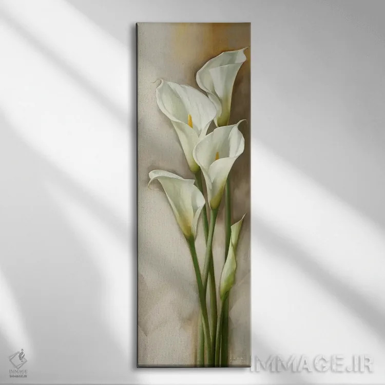 تابلو کالاس با ظرافت II (نوعی گل) اثر ایگور لیواشوف - نمای روبهرو روی دیوار