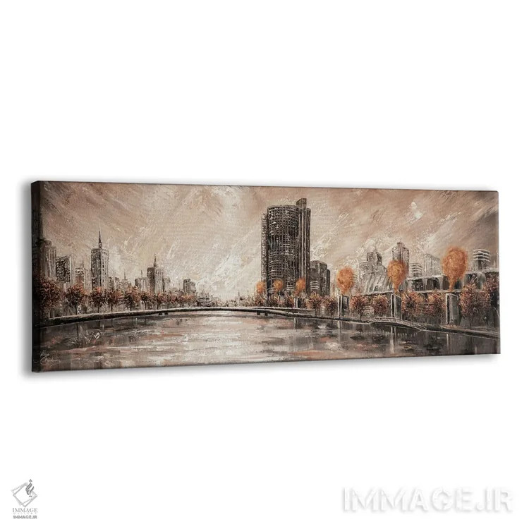 تابلو Yarra River,حسوحال ملبورن، رود یارا اثر ایزابیلا کارولِویچ - نمای پرسپکتیو محصول