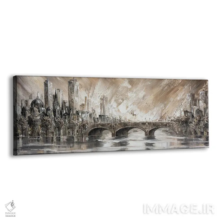 تابلو Princess Bridge,حسوحال ملبورن، پل پرنسس اثر ایزابیلا کارولِویچ - نمای پرسپکتیو محصول