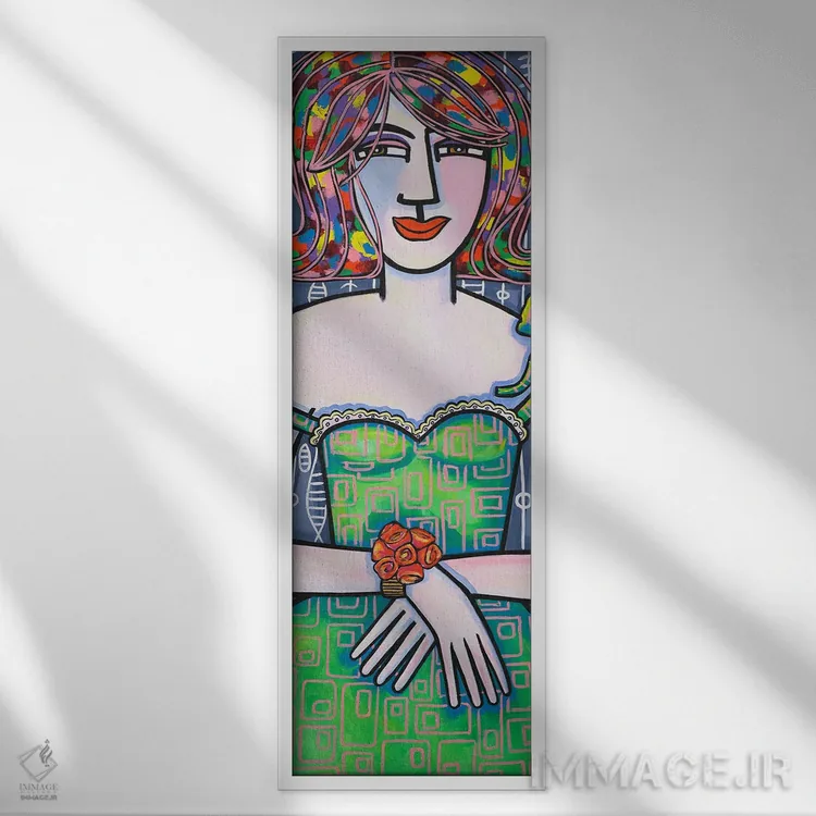 تابلو مهمانی پایاندبیرستان رؤیایی اثر ایلین ریچارد - نمای قابدار سفید