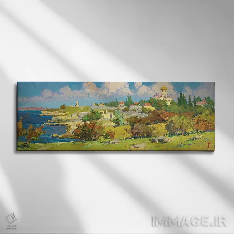 تابلو پاییز اثر ایگور پوزدف - نمای روبهرو روی دیوار