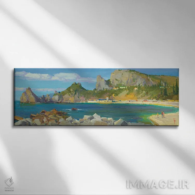 تابلو خلیج تفریحی اثر ایگور پوزدف - نمای روبهرو روی دیوار