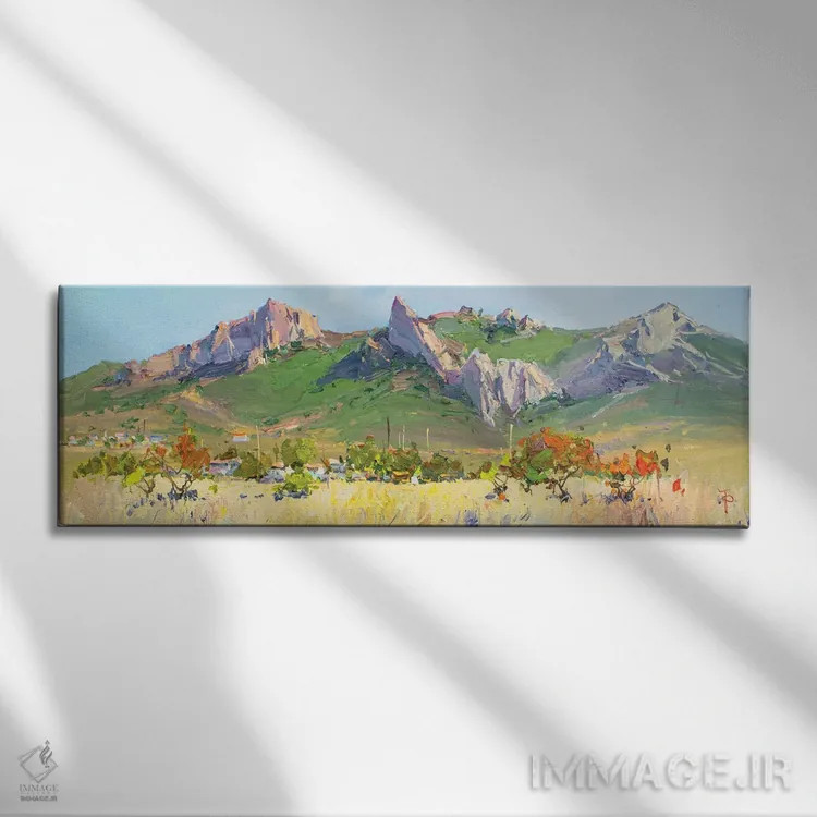 تابلو اوایل پاییز اثر ایگور پوزدف - نمای روبهرو روی دیوار