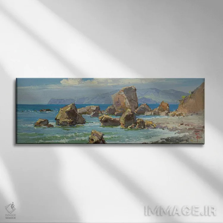 تابلو سنگ خرچنگ اثر ایگور پوزدف - نمای روبهرو روی دیوار