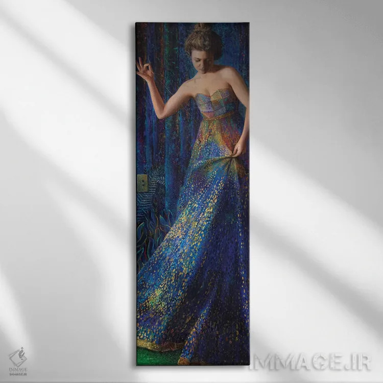 تابلو منِ سوزن اثر آیریس اسکات - نمای روبهرو روی دیوار