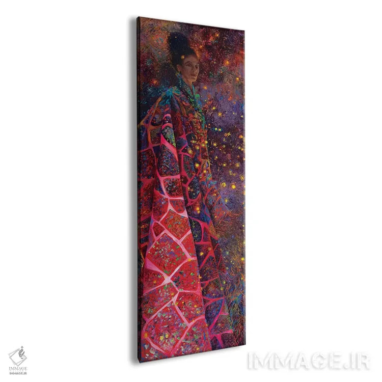 تابلو شامان بنفش (شامانکا) اثر آیریس اسکات - نمای پرسپکتیو محصول