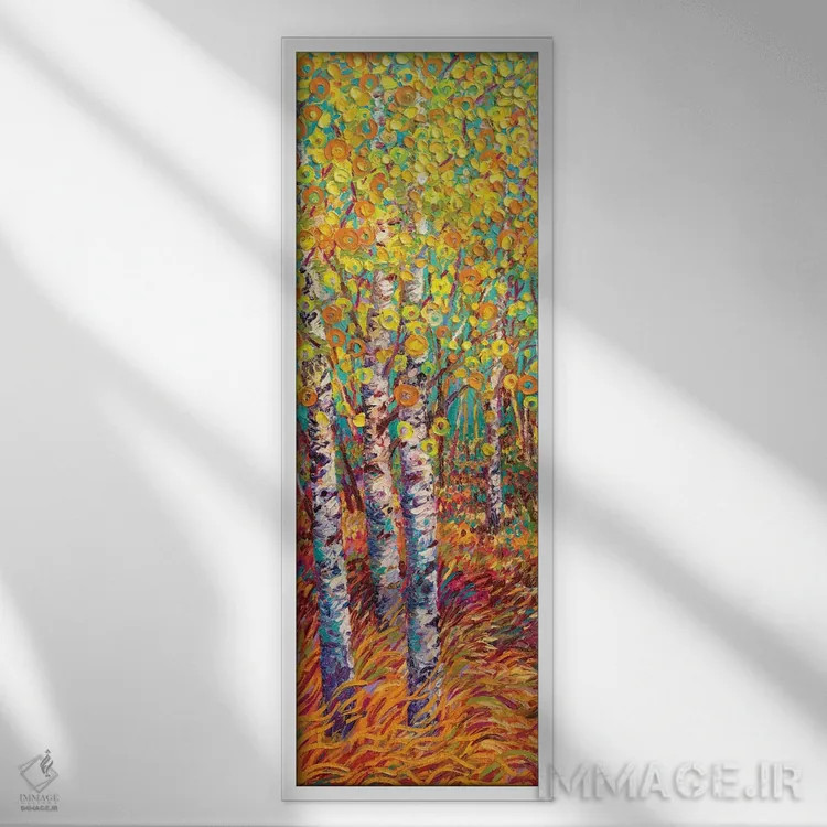 تابلو سرزمین آبنبات اثر آیریس اسکات - نمای قابدار سفید