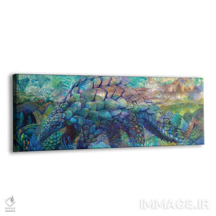 تابلو آسمان پانگولین اثر آیریس اسکات - نمای پرسپکتیو محصول