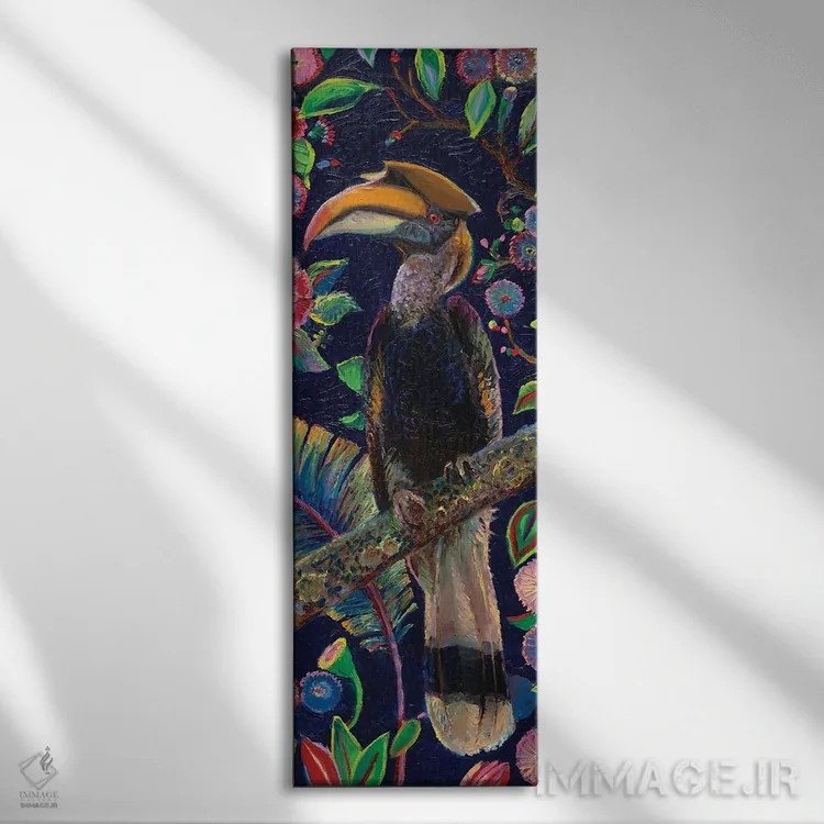 تابلو اگر این دیوارها حرف میزدند اثر آیریس اسکات - نمای روبهرو روی دیوار