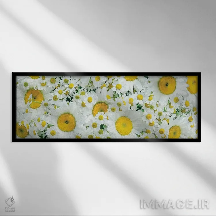 تابلو پسزمینهای از مرواریدهای درشت و ریز اثر ایوجنیا بیدیوک - نمای قابدار مشکی